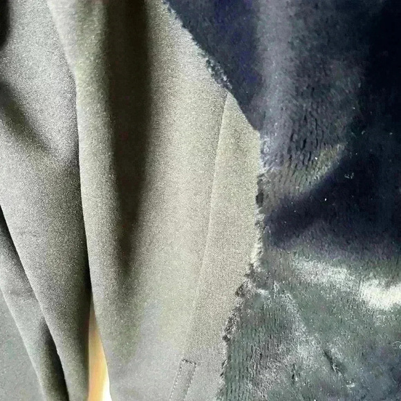 NWT! Poivre Blanc-logo Stretch Fleece Hoody Fancy Gothic Blue - Picture 6 of 7